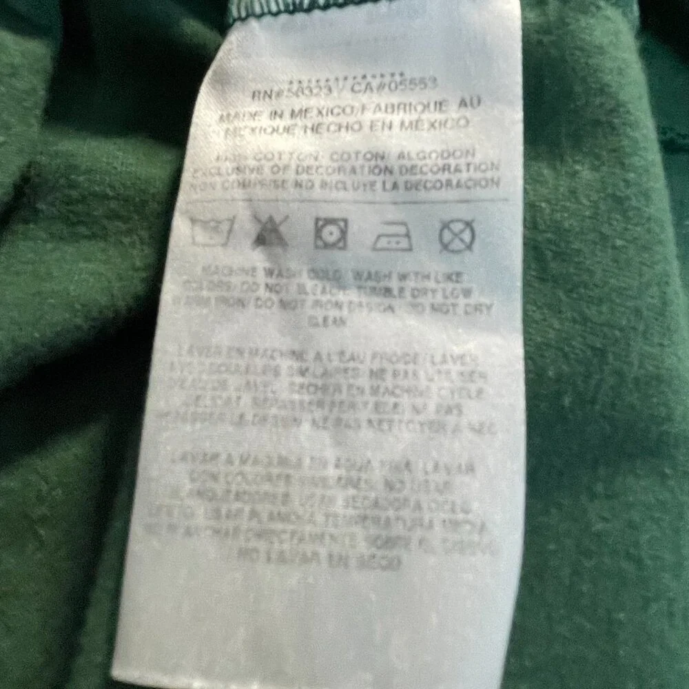 Nike Air Long Sleeve Graphic Tee Green White Logo Women's Small